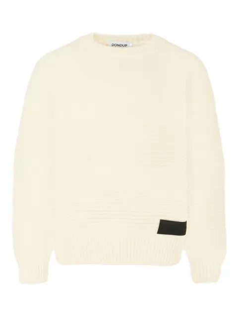 DONDUP KIDS logo-patch sweater