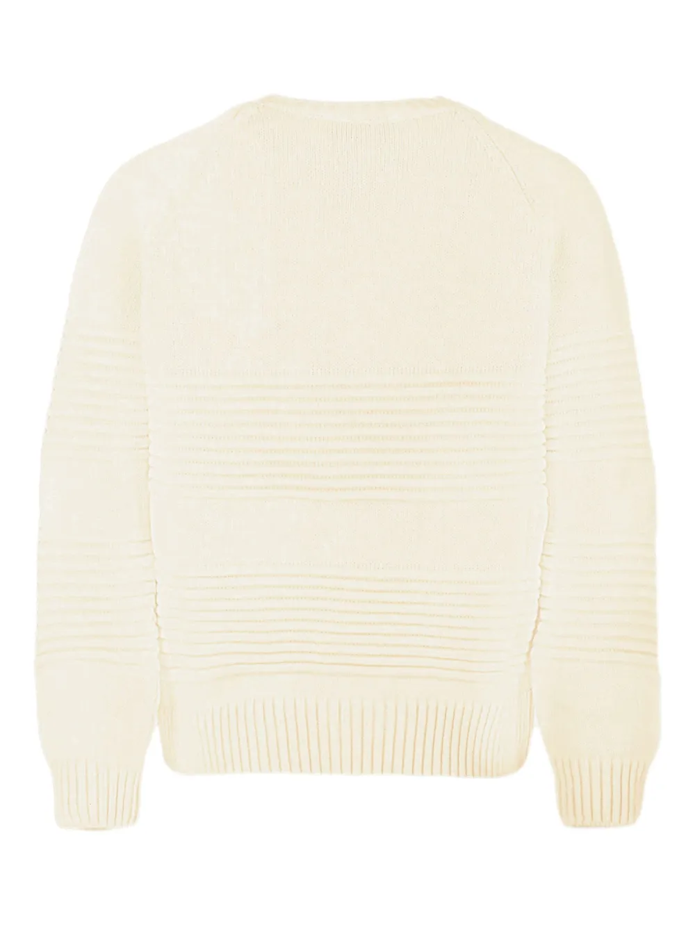 DONDUP KIDS logo-patch sweater Beige