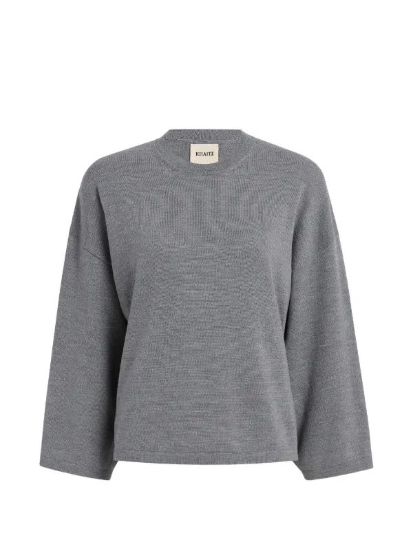 Khaite Darcy Wool Sweater in Grey
