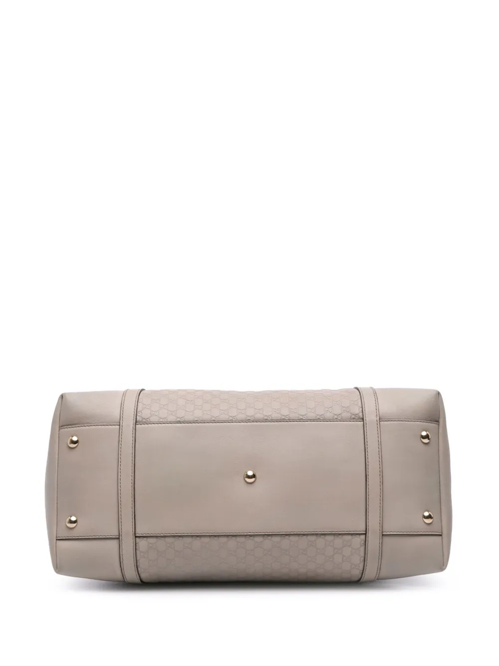 Pre-owned Gucci 2016-2025 Large Microssima Nice Dome Satchel In White