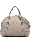 Gucci Pre-Owned 2016-2025 Large Microguccissima Nice Dome satchel - White