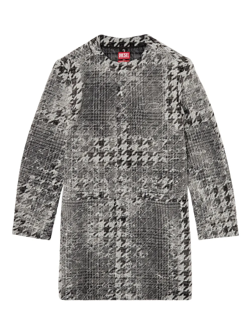 Diesel jacquard denim coat | Grey | Image 1