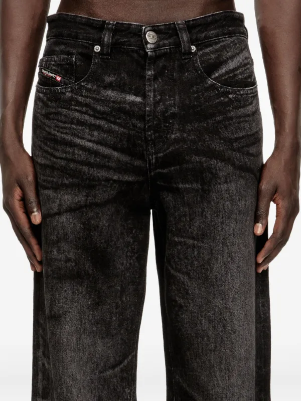 Diesel 2001 D-Macro 007db リラックスジーンズ | ブラック | FARFETCH JP
