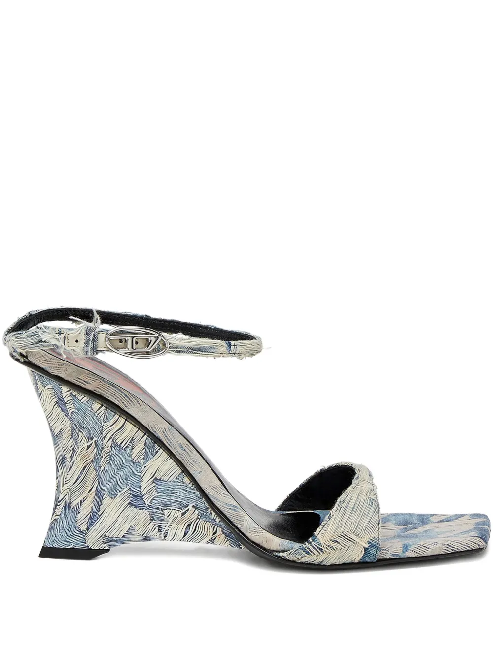 Diesel D-Amber-Wedge sandals Blue