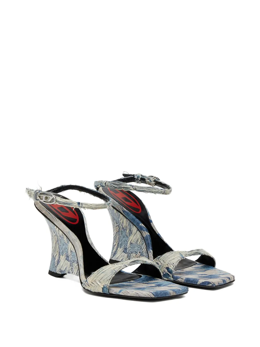 Diesel D-Amber-Wedge sandals Blue