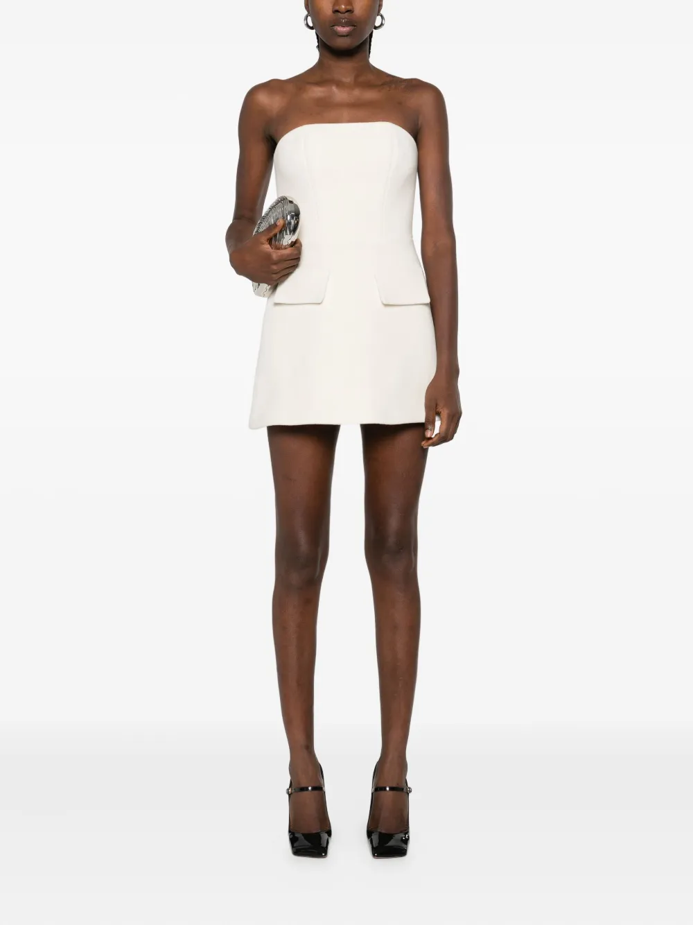 Vestiaire d'un Oiseau Libre pocket wool mini dress | Day Dresses | Image 2