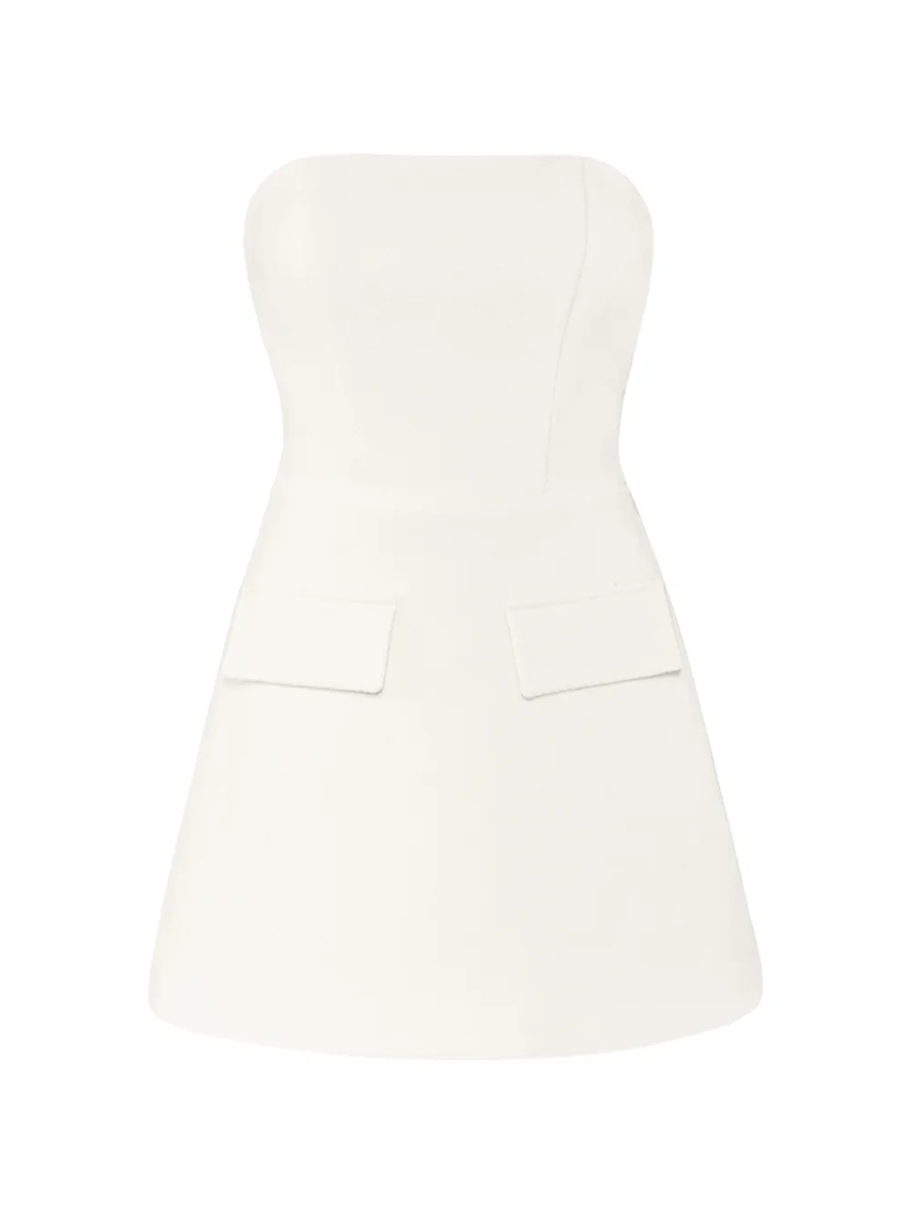 Vestiaire d'un Oiseau Libre pocket wool mini dress - Toni neutri