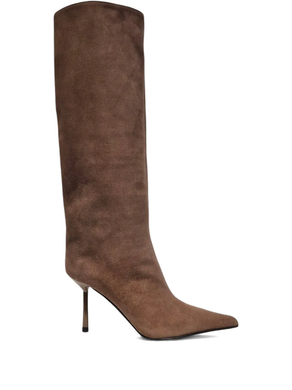 Le Silla 80mm Bella stiletto-heel pointed-toe boots Brown