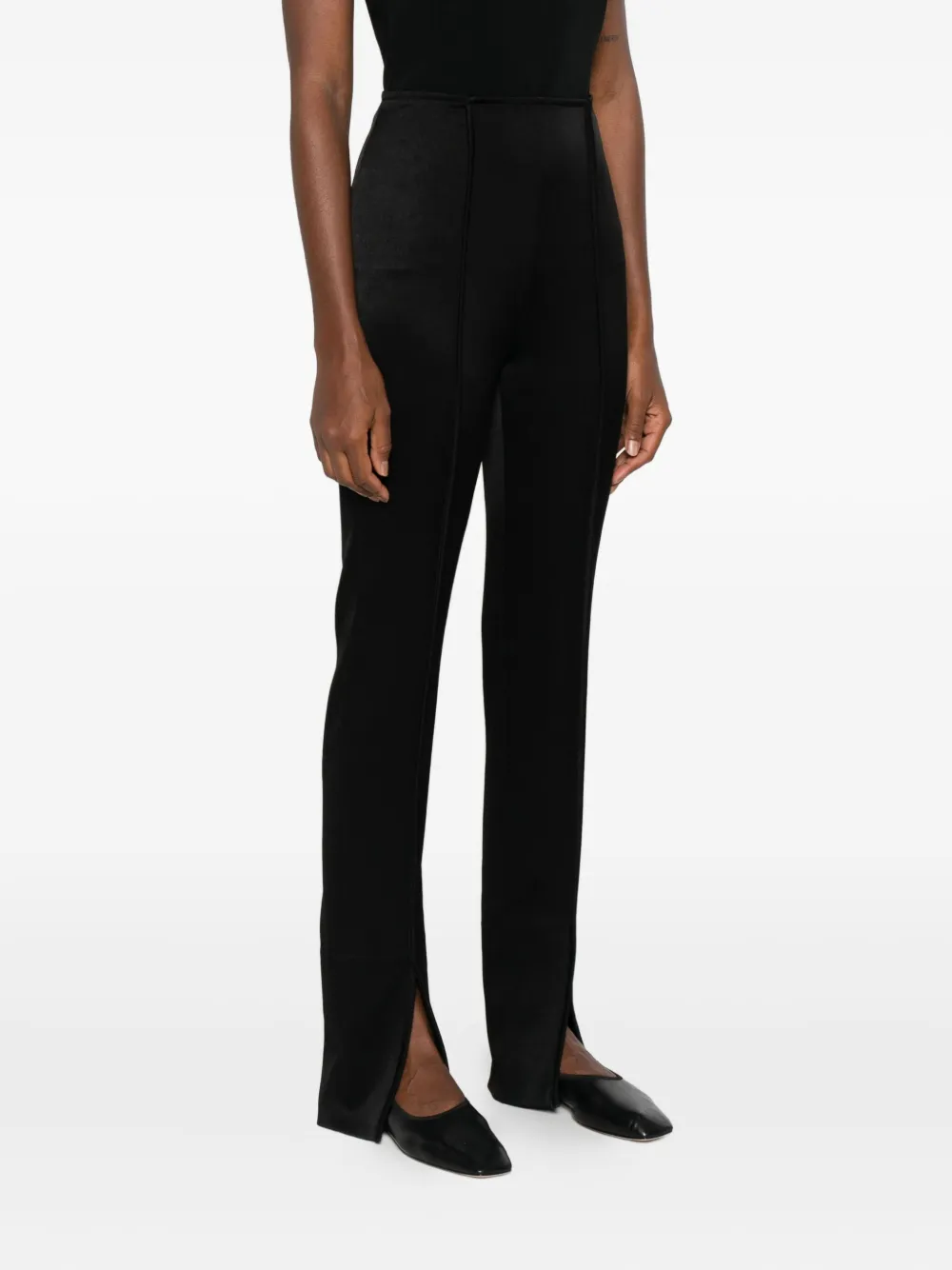 Nanushka Broek met zijstreep Zwart