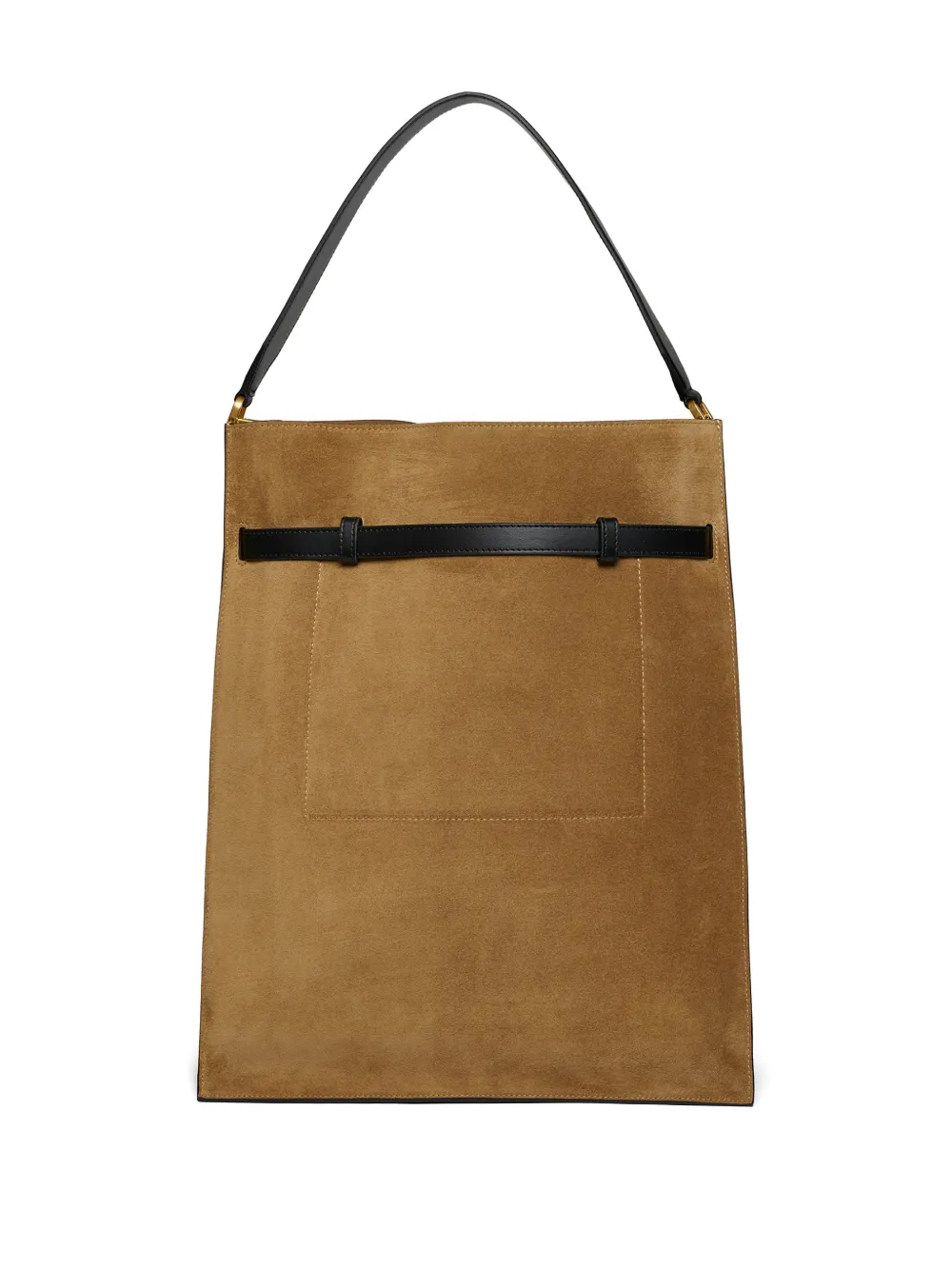 Nanushka Harmonica maxi-shopper met gespdetail - Bruin