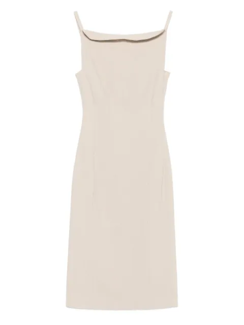 Nanushka square-neck midi dress