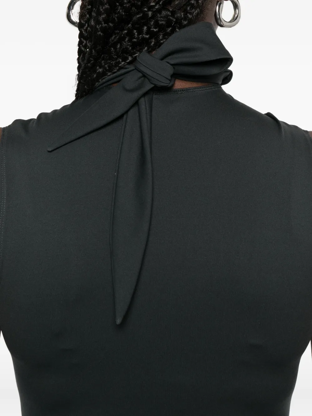 Nanushka Mouwloze body met col Blauw