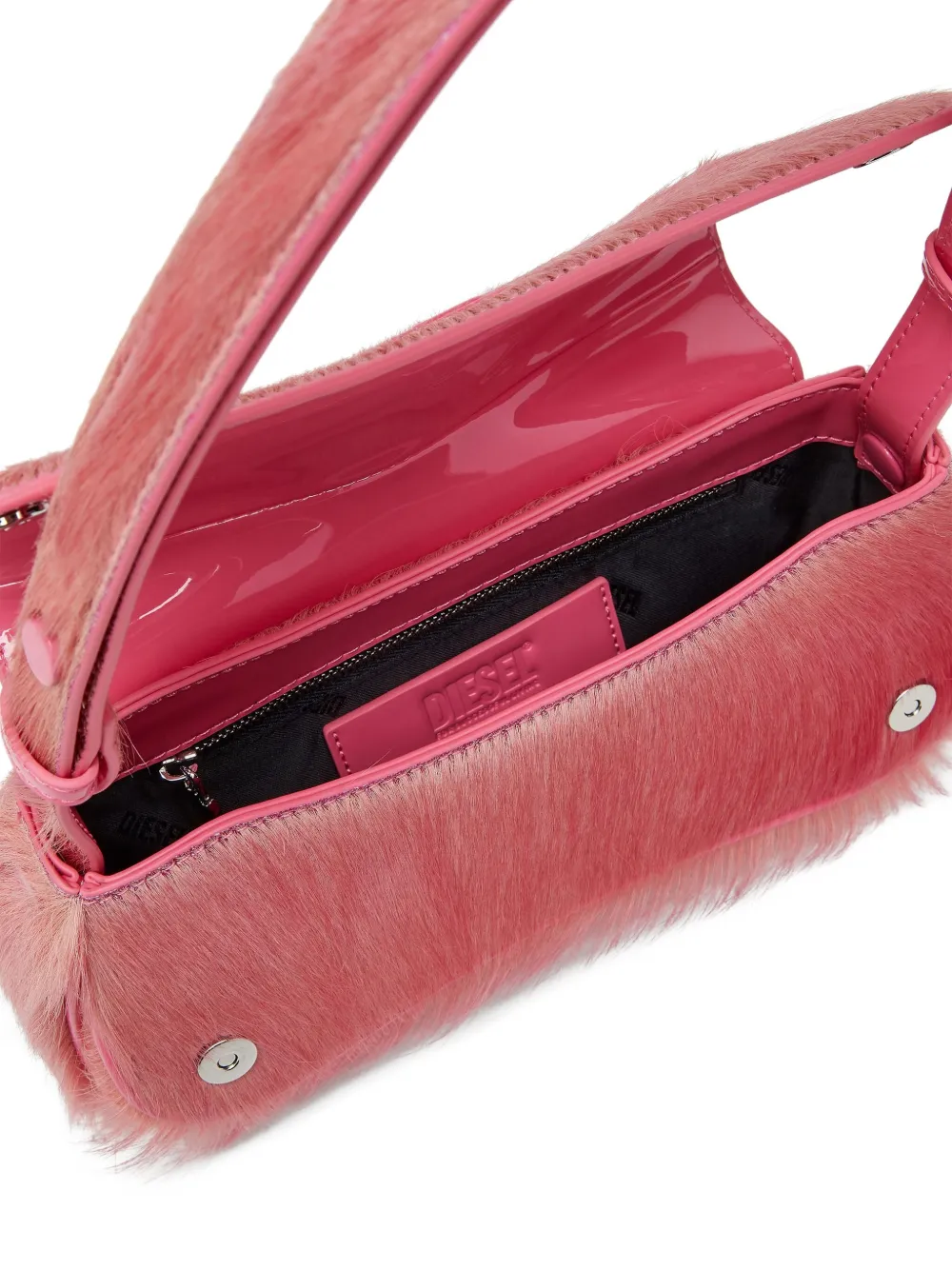 Diesel Play leren clutch Roze