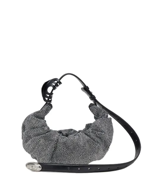Diesel small Grab-D embellished scrunched shoulder bag