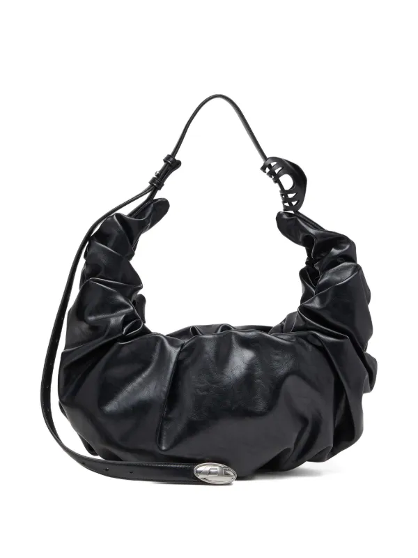 Diesel Large Grab-D Shoulder Bag | Black | FARFETCH CA