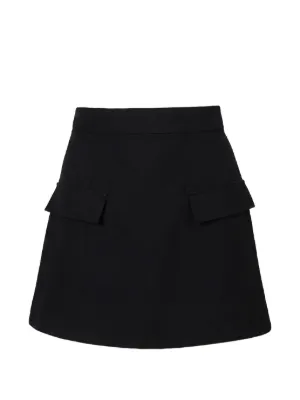 Sacai プリーツ ミニスカート | ブラック | FARFETCH JP