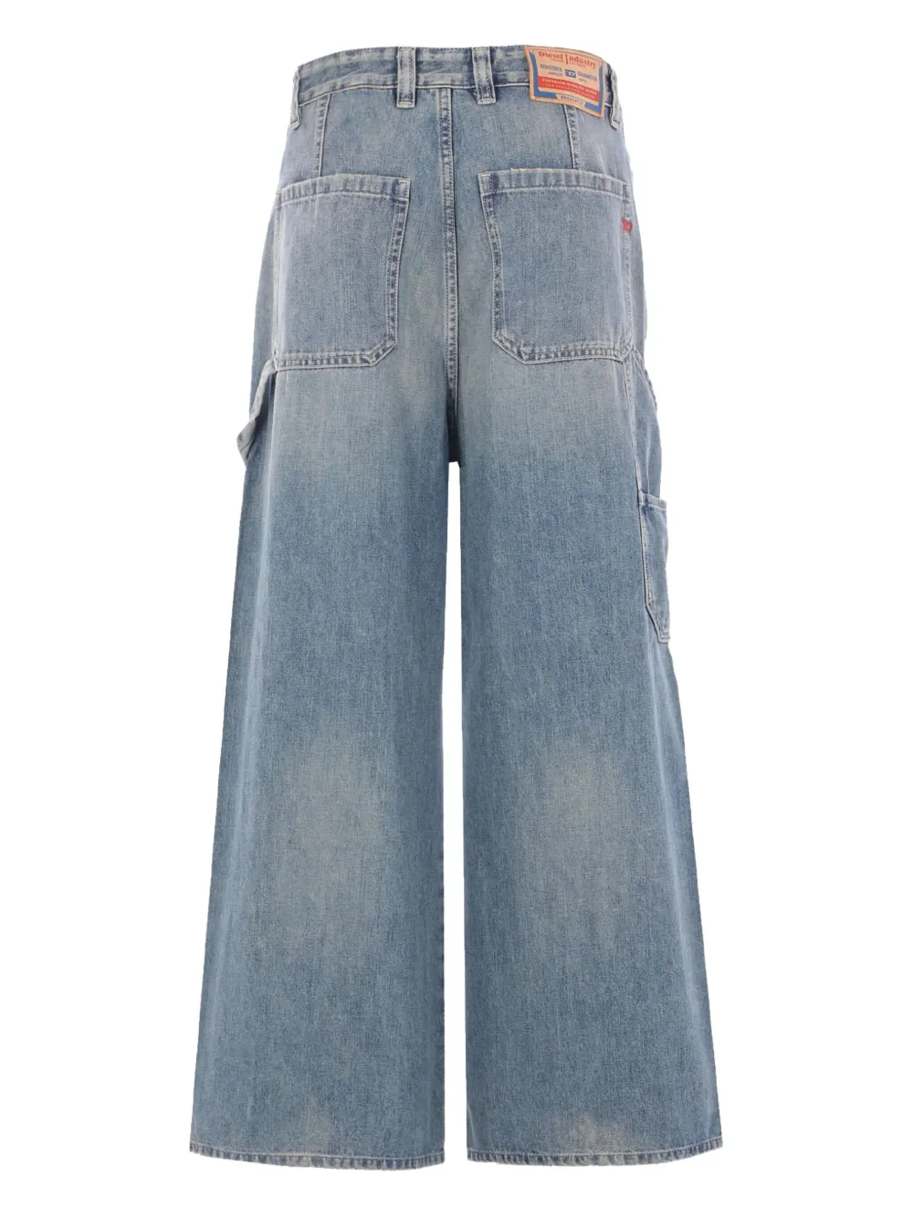 Diesel Katoenen jeans met cargo zak - Blauw