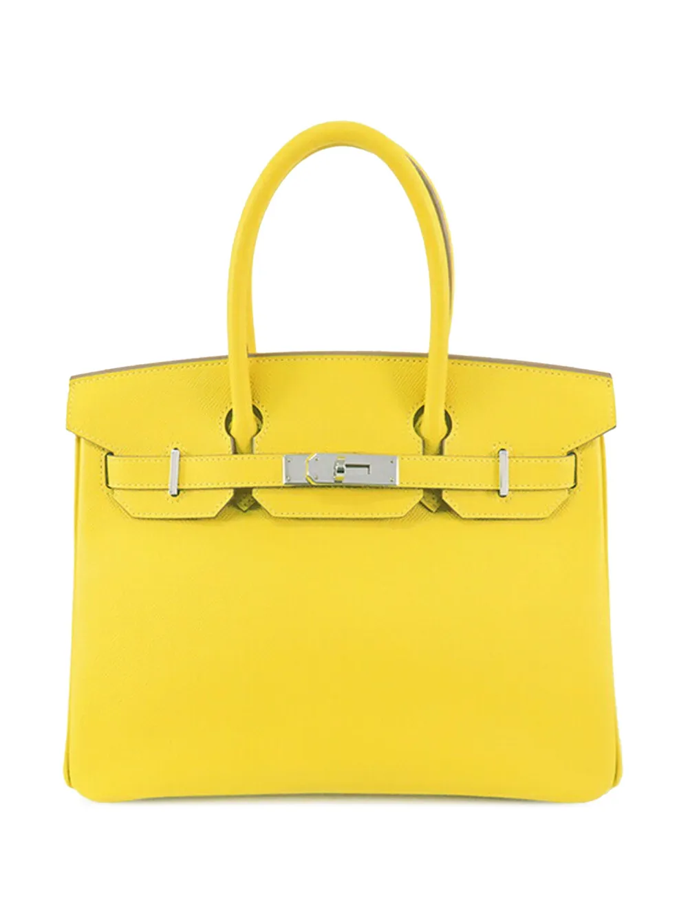 Hermès Pre-Owned 2020 Epsom Birkin Retourne 30 handbag | Yellow | Image 1