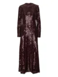 ROTATE BIRGER CHRISTENSEN sequin maxi dress - Red