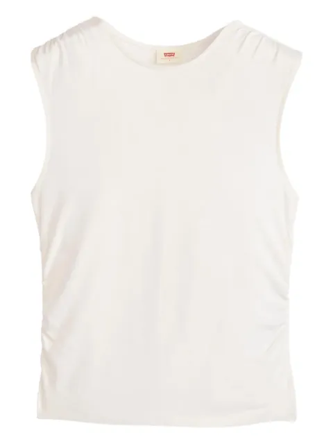 Levi's ruched-design sleeveless top