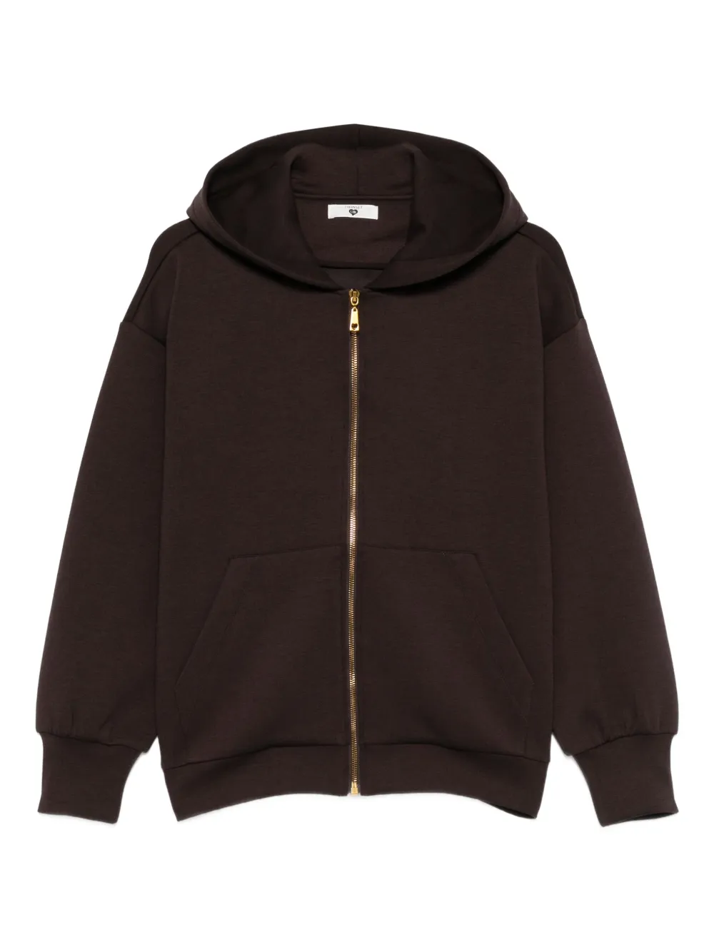TWINSET zip-up hoodie | Black | Image 1