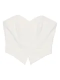 Vestiaire d'un Oiseau Libre corduroy corset - White