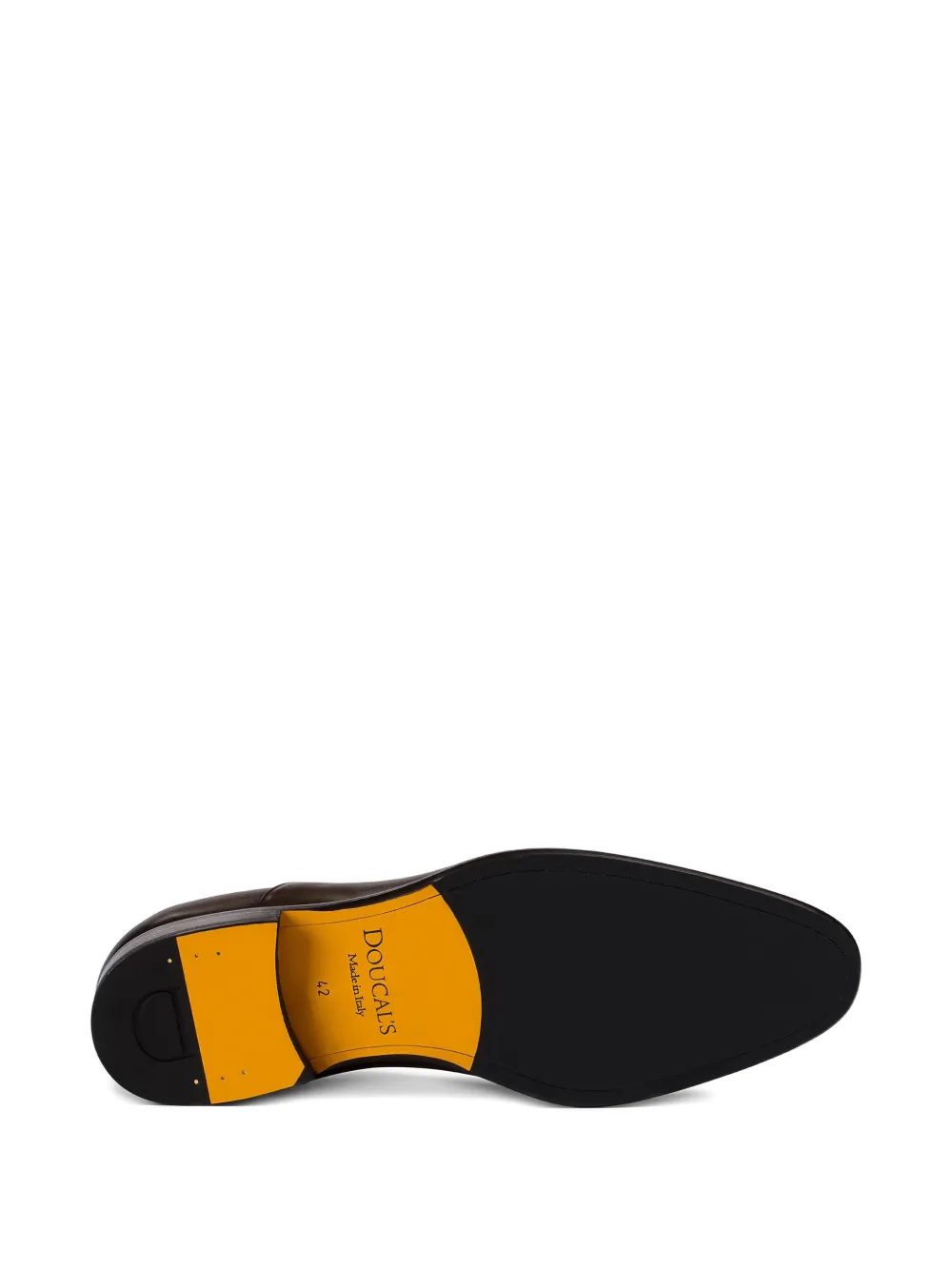 Doucal's leather lace-up Oxford shoes Brown