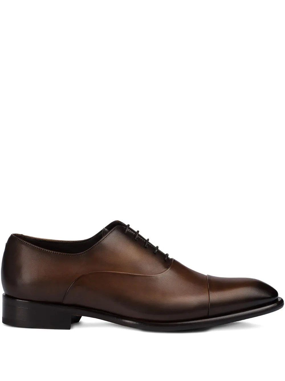 Doucal's leather lace-up Oxford shoes | Brown | Image 1