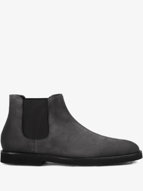 Doucal's elastic-panel suede chelsea boots