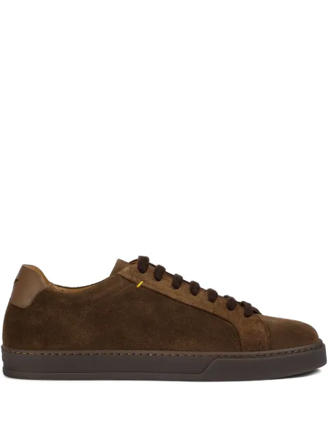 Doucal's suede lace-up sneakers