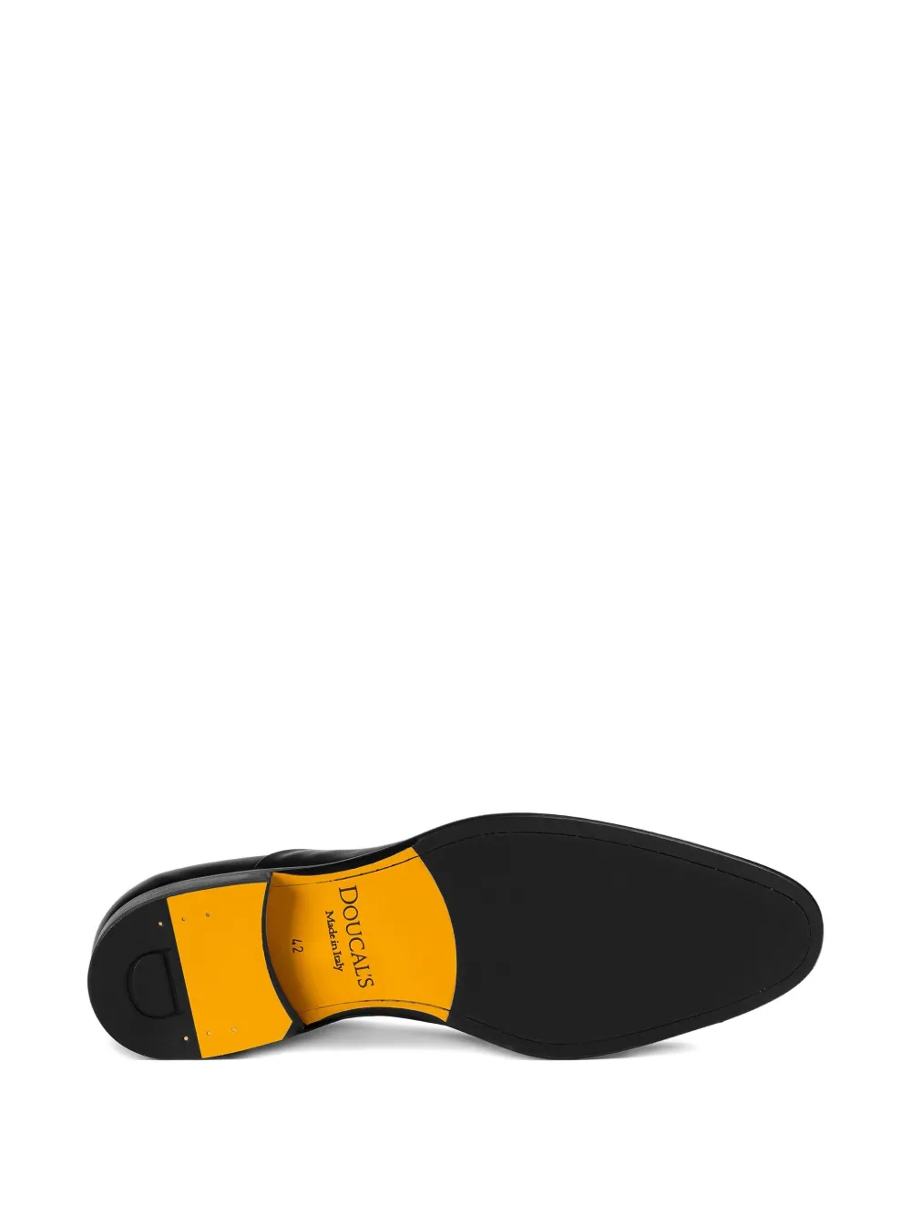 Doucal's leather lace-up Oxford shoes Black