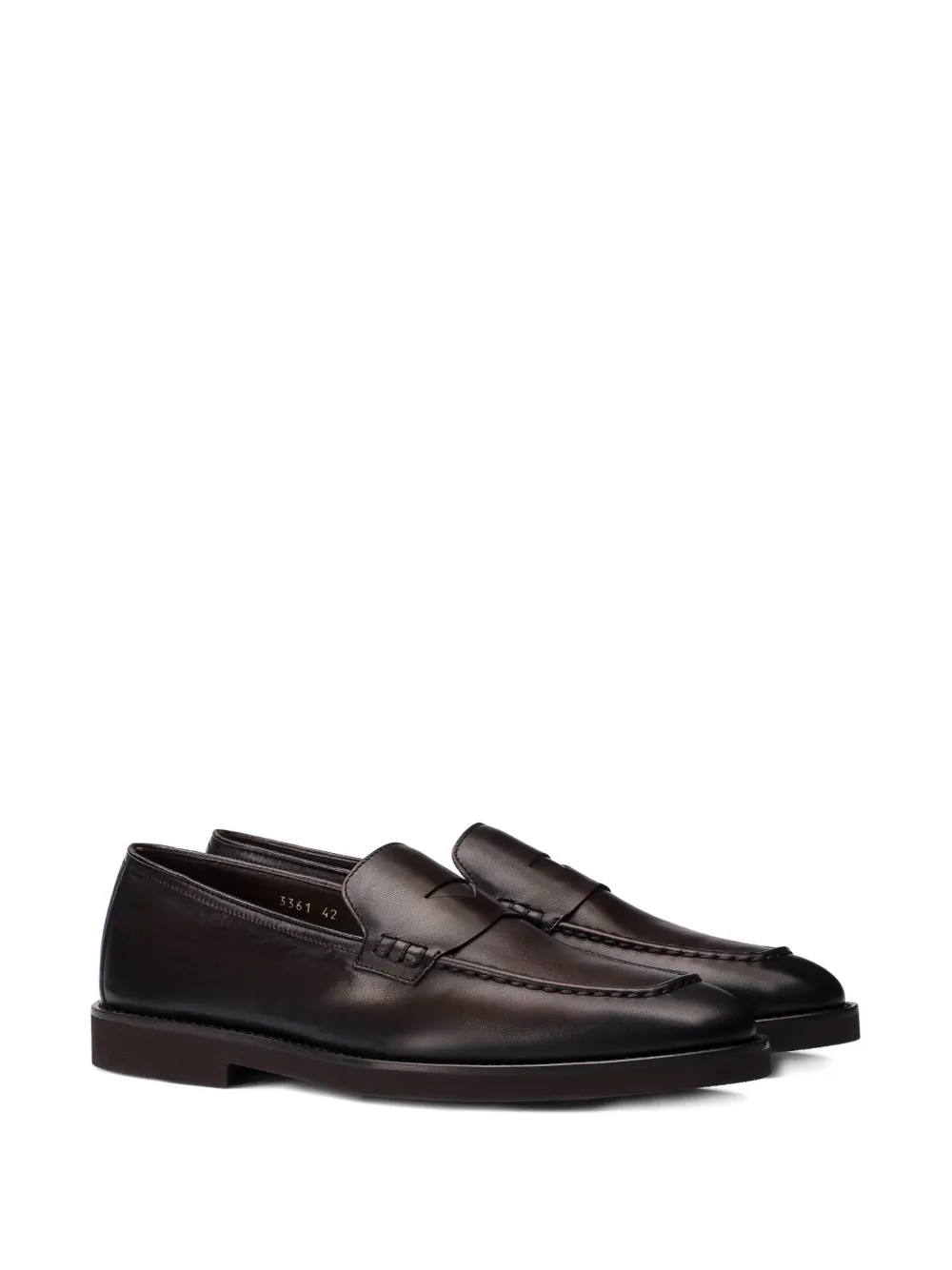 Doucal's Leren loafers - Bruin