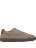 Doucal's Espresso suede lace-up sneakers - Brown