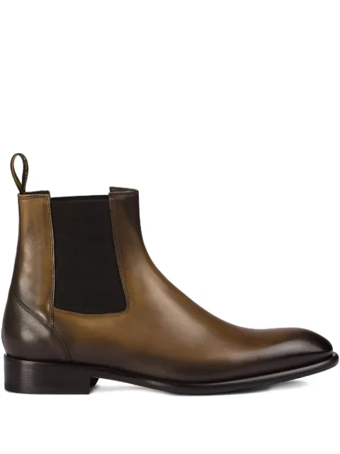 Doucal's leather elastic-sided chelsea boots