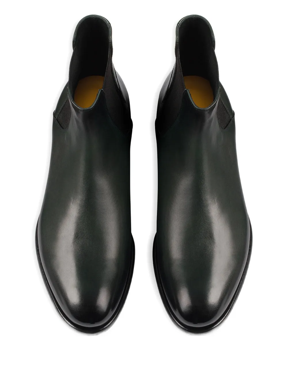 Doucal's Elastic-panel Leather Boots In Black