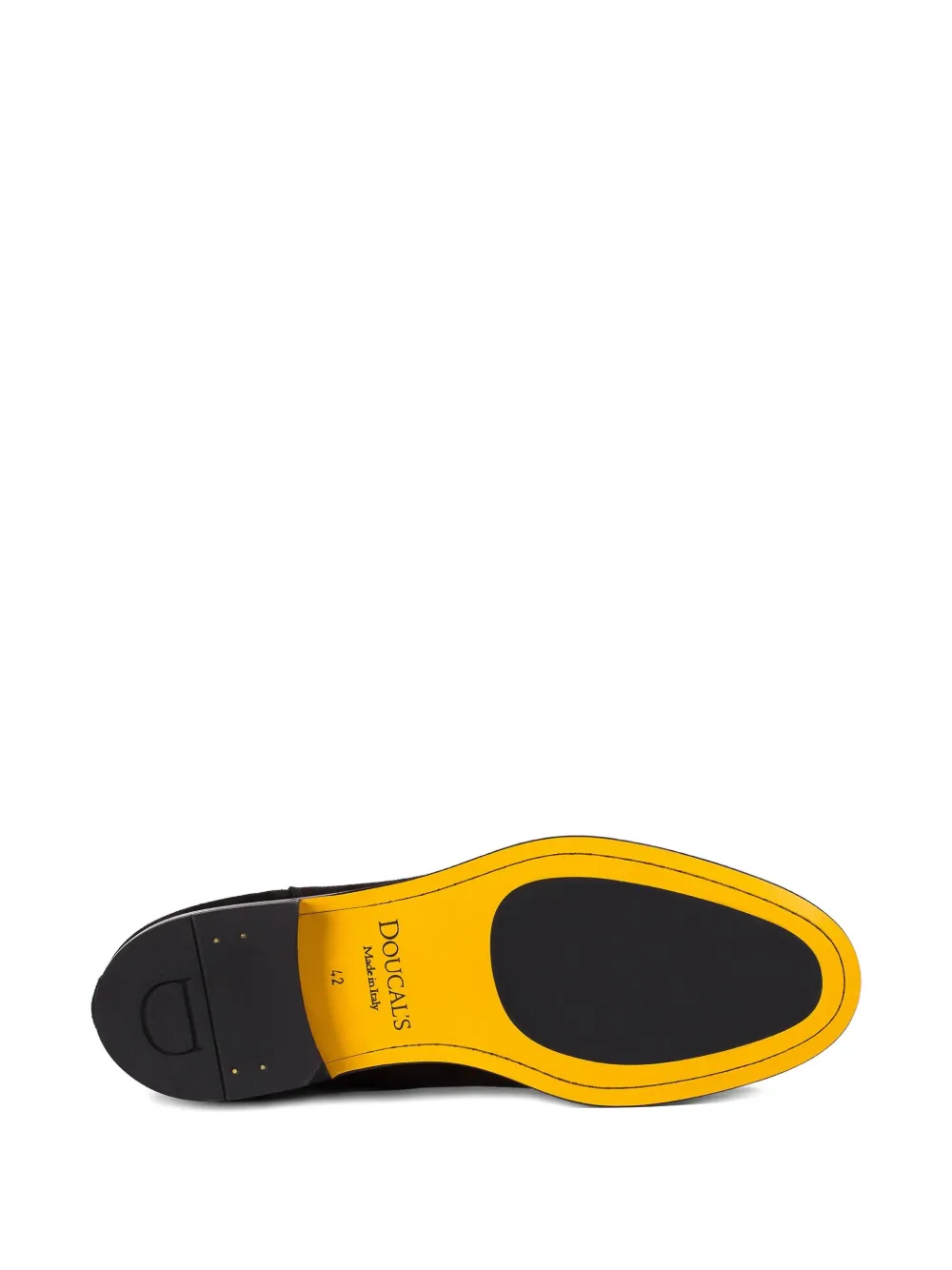 Doucal's suede elastic-sided boots Black