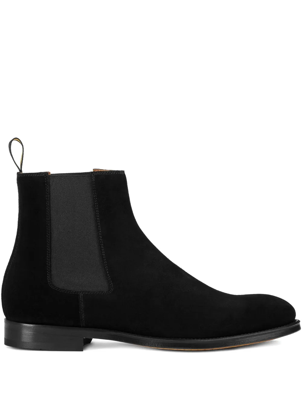 Doucal's suede elastic-sided boots | Black | Image 1