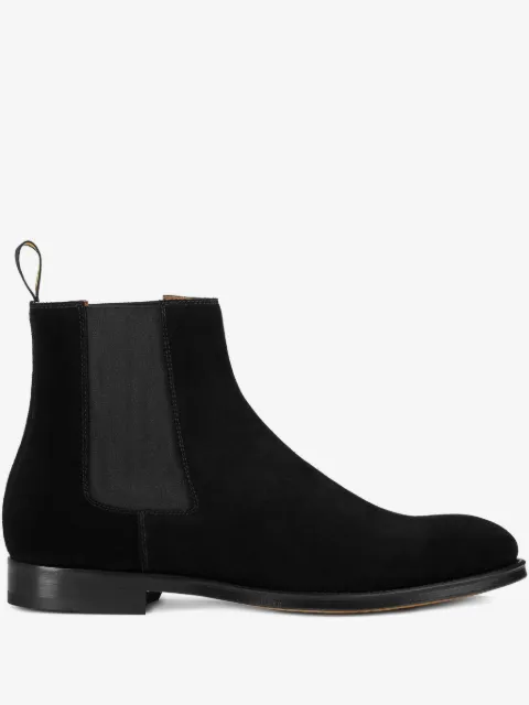 Doucal's suede elastic-sided boots