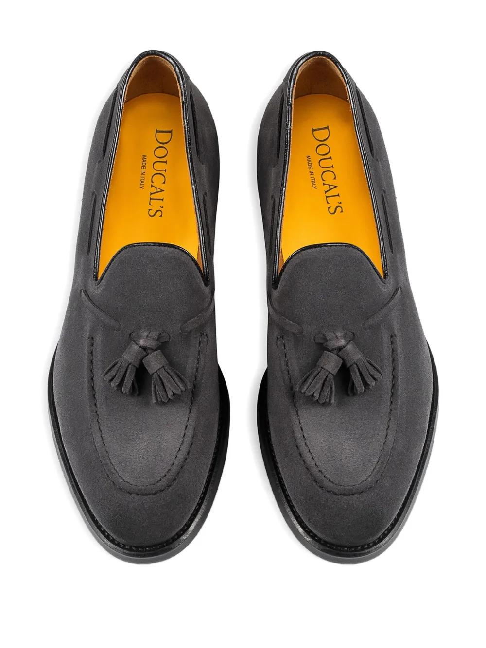 Doucal's tassel-detail loafers Grey