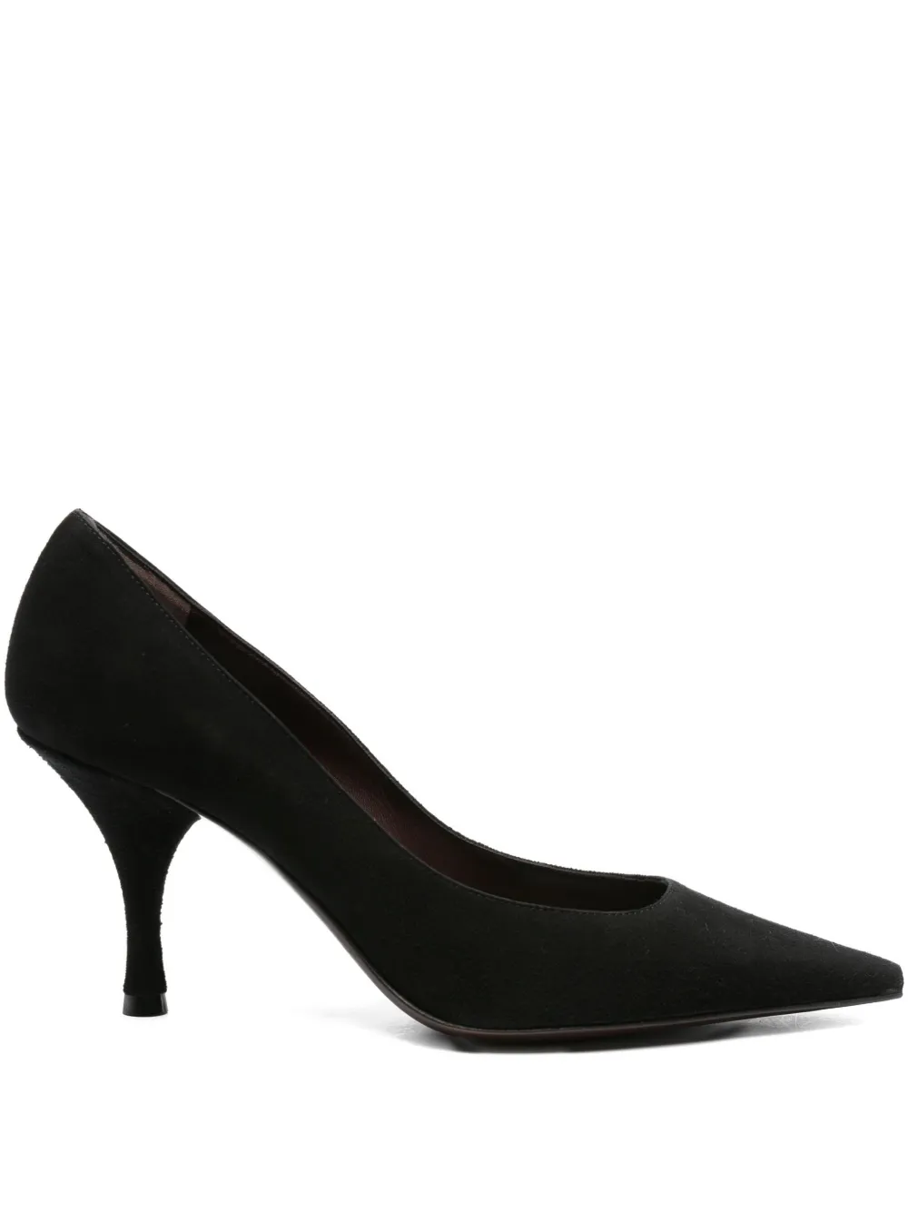 Roberto Festa 80mm Pointed-toe Suede Pumps In Black