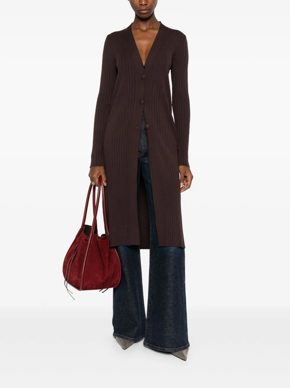 TWINSET ribbed buttoned cardigan | Cardigans | Image 2