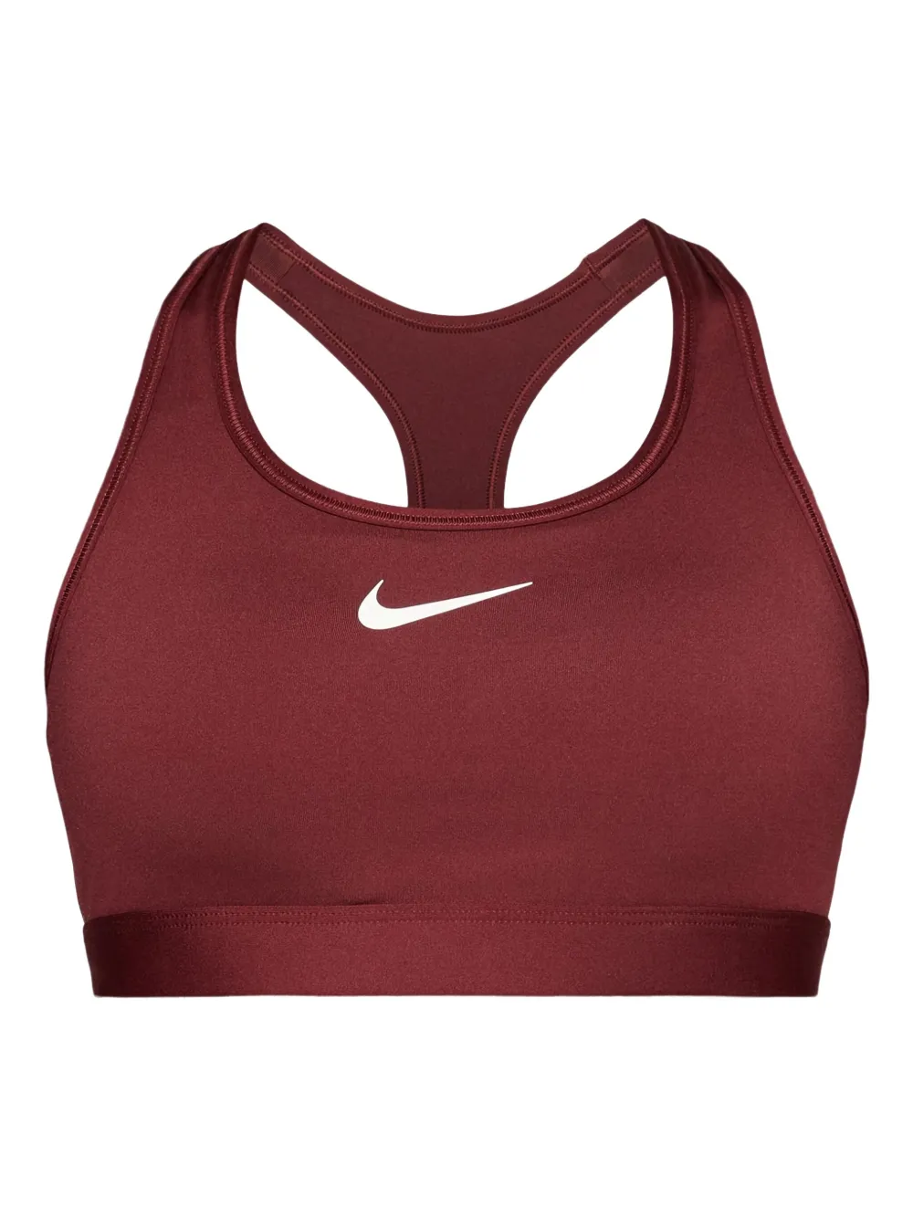 Nike Swoosh Medium Support 运动文胸 | 红色 | Image 1