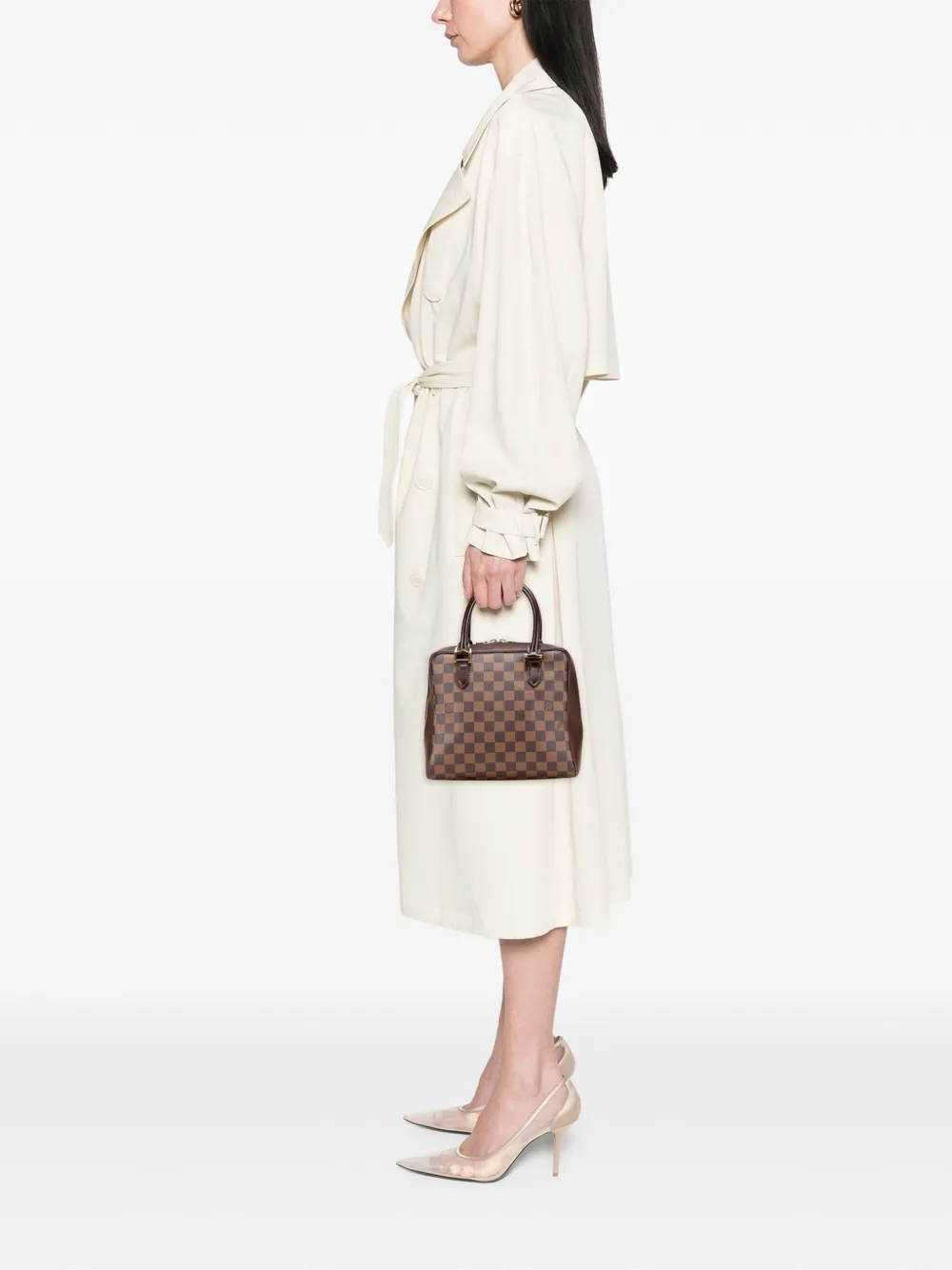 Louis Vuitton Pre-Owned 2001 Damier Ebene Brera handbag | Pre-Owned | Image 2