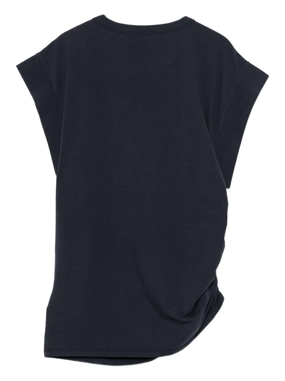 Officine Generale Isabelle Ruched Knitted Top In Blue
