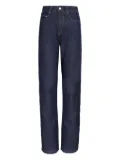 Amapô patch denim straight-leg jeans - Blue