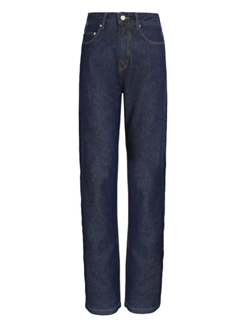 Amapô patch denim straight-leg jeans