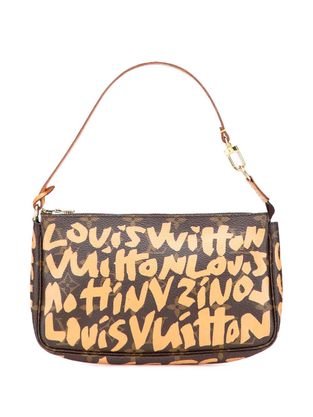 Louis Vuitton Pre-Owned 2001 Stephen Sprouse Monogram Graffiti Pochette Accessoires shoulder bag | Brown | Image 1