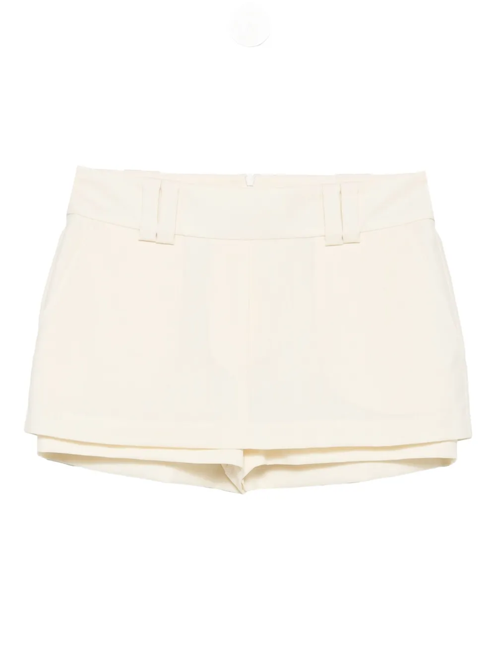 Vestiaire d'un Oiseau Libre Wollen skort Wit