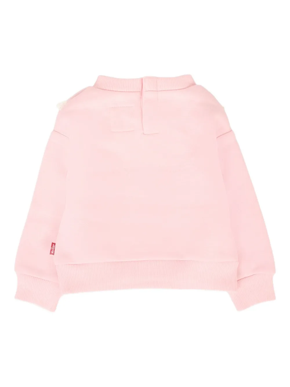 Levi's Kids lace-trimmed collar sweatshirt Roze