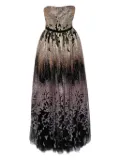 Saiid Kobeisy crystal-embellished gown - Purple